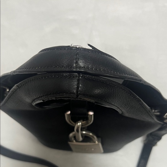 Balenciaga Black Mini Bag with Silver Lock - Picture 3 of 6
